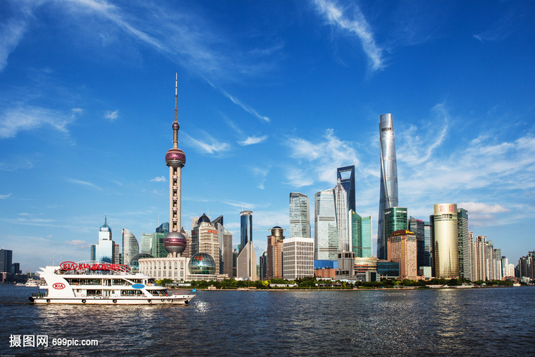 上海外灘眺望東方明珠